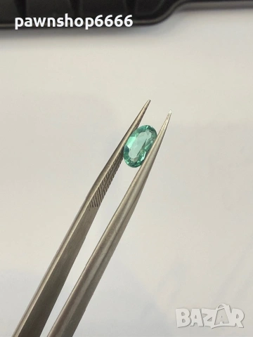 Скъпоценен камък ЕСТЕСТВЕН СИНЬО-ЗЕЛЕН ТУРМАЛИН – 0.825 ct, снимка 7 - Други - 54844202
