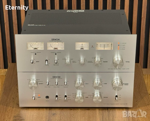 Denon PMA-255 + Denon TU-355 / Усилвател + FM Стерео тунер, снимка 2 - Ресийвъри, усилватели, смесителни пултове - 54431088