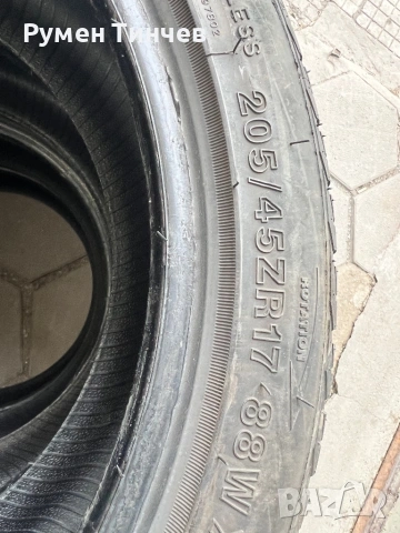 4бр всесезинни гуми 205-45-17, снимка 6 - Гуми и джанти - 54221170