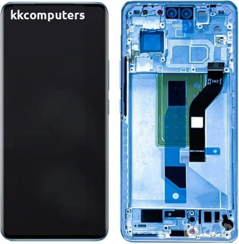 LCD Дисплей за Xiaomi 13 Lite 5G ( 2023 ) 5600040L9S00 / Тъч скрийн / Рамка / Син/ Service pack Барк