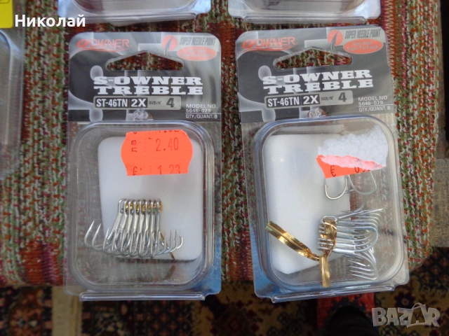 Джиг глави,силикони,воблери,тройни куки., снимка 5 - Такъми - 52502795