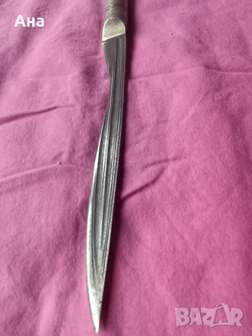 Стар османски нож с оригиналната си кания , снимка 2 - Антикварни и старинни предмети - 54025317