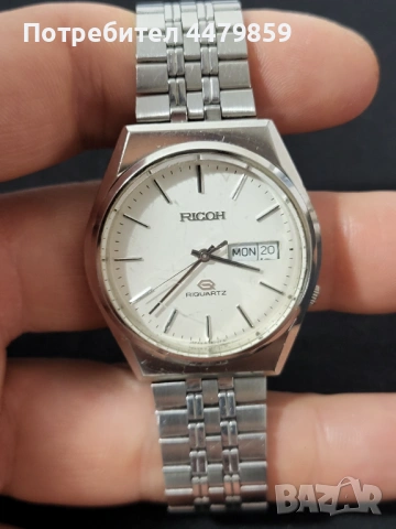Часовник Ricoh quartz, снимка 7 - Мъжки - 54267321