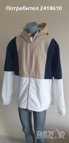 Tommy Hilfiger Mens Windbreaker Jacket Size XL Преходно яке НОВО! ОРИГИНАЛ! Мъжко Яке!, снимка 12 - Якета - 54876963