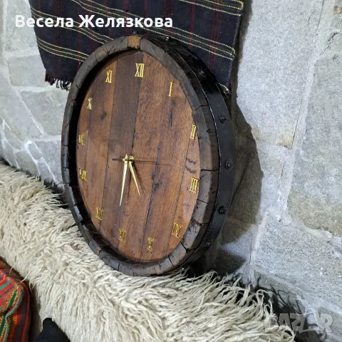 Часовник от автентична бъчва , снимка 4 - Други - 55349819