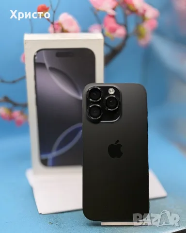 ГАРАНЦИОНЕН!!! Apple iPhone 16 Pro, 128GB, 5G, Black Titanium, снимка 7 - Apple iPhone - 55600281