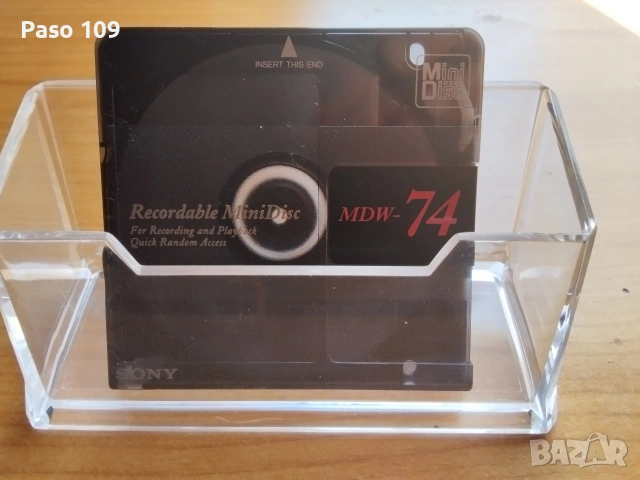 оригинален мини диск на Сони-перфектен-записващ 74 минутен