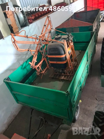 Ремарке РСД-4 (2 броя), Пръскачка Jacto, Устройство за внасяне на микрогранули, Сеялка Accord, снимка 5 - Ремаркета - 54960177