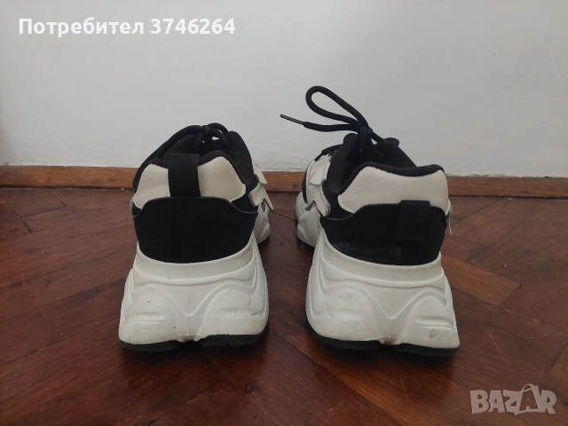 Продавам черно бели кецове / маратонки / обувки answear , снимка 5 - Маратонки - 55078443