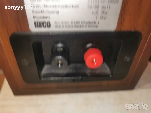 HECO INTERIOR 80S MADE IN FRG-ВНОС SWISS 1508262306L4, снимка 16 - Тонколони - 55675835