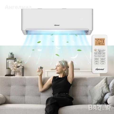 Климатик Инверторен DIPLOMAT DAW-240X Smart Winter, снимка 6 - Климатици - 54629257