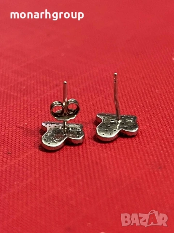 Сребърни обеци /едната е без щифт/, снимка 2 - Обеци - 54198317