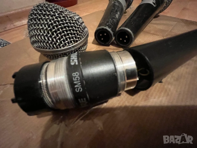 ORIGINAL Професионален микрофон Shure SM-58-LCE SM58 вокален, снимка 4 - Микрофони - 53613660