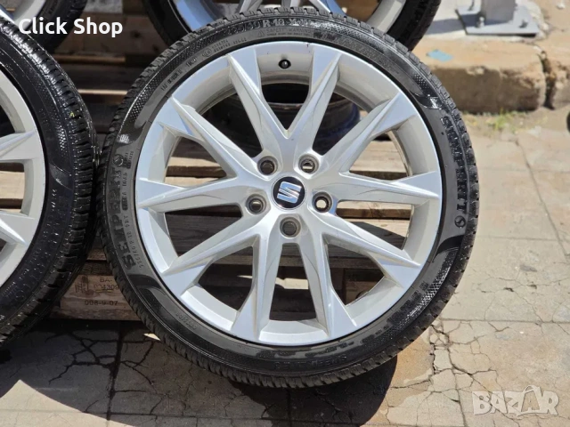 5х112 18 цола Джанти Оригинални SEAT Leon FR 5x112, снимка 6 - Гуми и джанти - 54858472