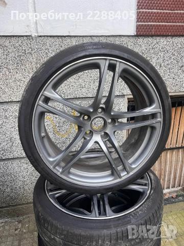 100% Оригинални 19" Джанти Audi R8 (5x112) – Разношироки / Спорт пакет (420601025AE), снимка 2 - Гуми и джанти - 55286404