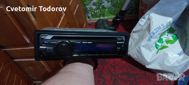 Авто Cd player Sony с аукс , снимка 4 - Аксесоари и консумативи - 54415049