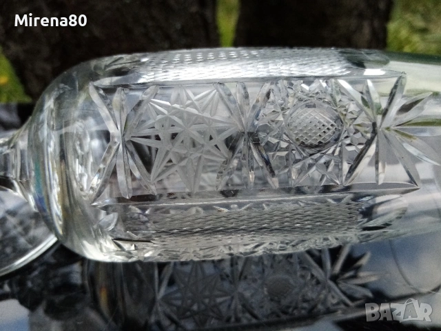 Кристален сервиз от 5 чаши за бяло вино - Австрия ! , снимка 7 - Сервизи - 54169522