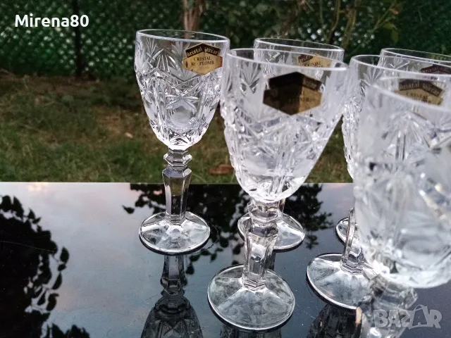 Кристален сервиз за ракия/ликьор НОВ - Югославия !, снимка 3 - Сервизи - 55546869