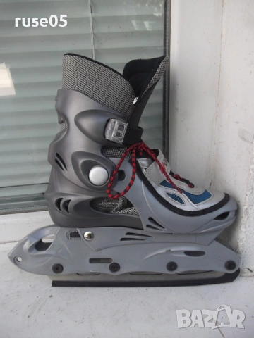 Кънки с обувки "WORKER SPRING - ABEC-1 , Vel 34 ÷ 37", снимка 3 - Ролери, кънки - 54668342