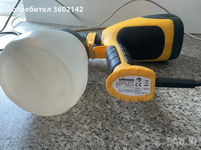 Пистолет за боядисване Wagner W100 нов в оригиналната кутия, снимка 4 - Други инструменти - 55596981