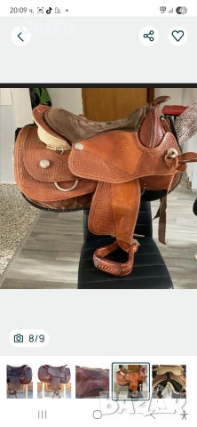 Седло за кон Barefoot Sattel Missoua Nut Baumlos Leder