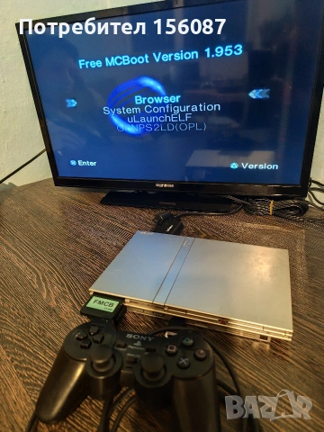 ✅ PS2 slim Silver NES хакнат 10 USB игри