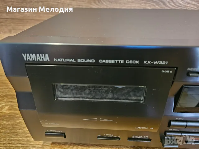 Касетен дек Yamaha KX-W321 Natural Sound – Прецизно аудиофилско възпроизвеждане на Вашите касети, снимка 4 - Декове - 55300642