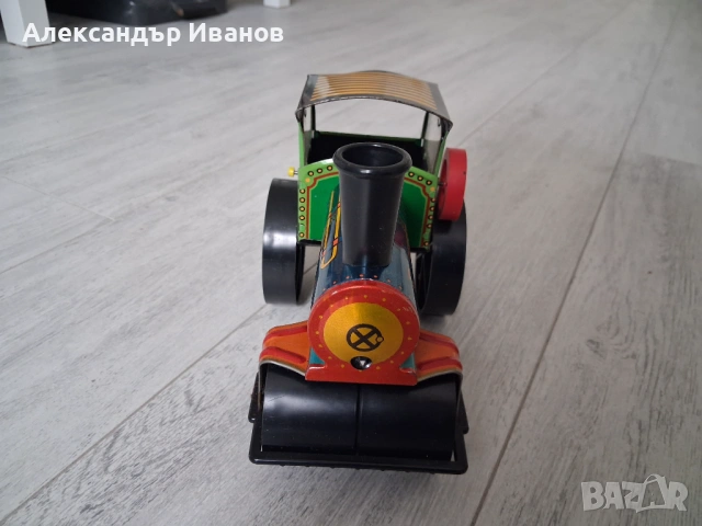Ламаринена играчка влак,локомотив, снимка 5 - Колекции - 54591512