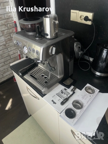 Кафемашина Sage barista express , снимка 7 - Кафемашини - 54691068
