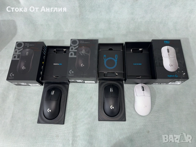 Мишка - Logitech PRO X Superlight 2 /PRO X Superlight Бяла /  ЛОТ / Развалени , снимка 4 - Клавиатури и мишки - 49976892