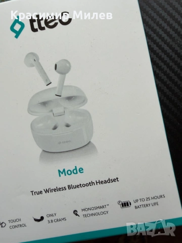 Безжични Слушалки TTEC 2KM145B,True Bluetooth Headset