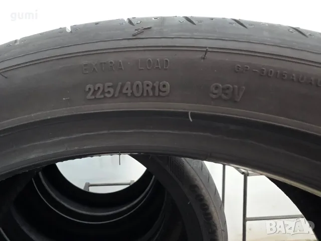 4бр летни гуми 225/40/19 GOODYEAR L06454 , снимка 6 - Гуми и джанти - 55629279