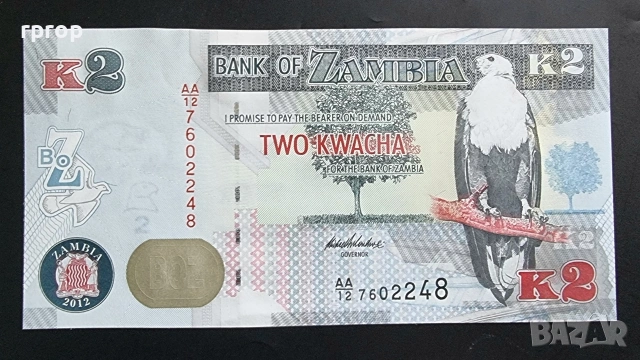 7 евро за трите.
Замбия.
2 , 5 и 10 квача.
Серия  2012 година.
UNC., снимка 3 - Нумизматика и бонистика - 47879157