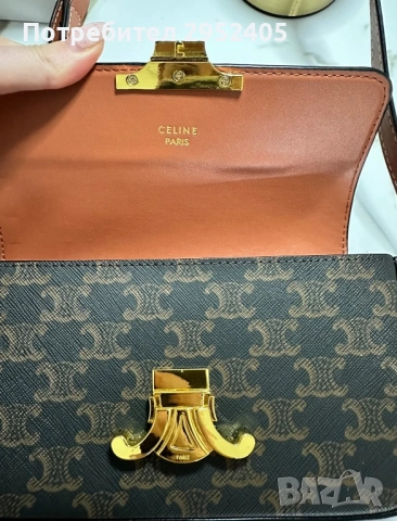Celine triomphe дамска чанта, снимка 6 - Чанти - 54395216