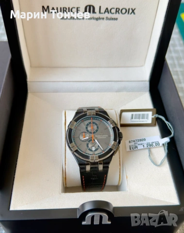Maurice Lacroix Aikon SE Black Chrono 44mm AI1018-PVB01-334-1, снимка 6 - Мъжки - 54901740