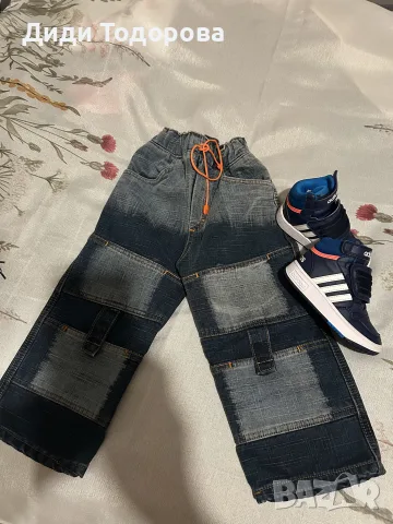 👟 👖 Лот детски дрехи (размери 92, 98, 104) + Маратонки Adidas (№25), снимка 4 - Детски комплекти - 55649157