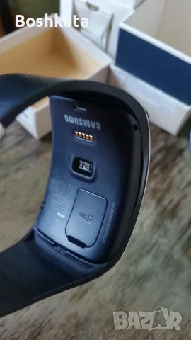 Smart watch AMOLED curved Samsung Gear S/ SM-R750 - SIM card slot, снимка 4 - Смарт гривни - 55505039