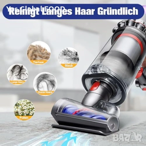 RUKHOOL мини турбо четка за Dyson V7 V8 V10 V11 V15, снимка 3 - Прахосмукачки - 55016697