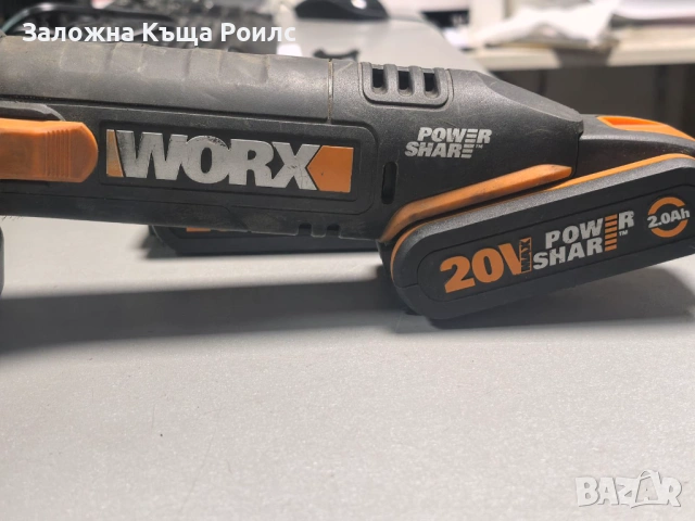 Акумулаторен ъглошлайф Worx WX800, снимка 3 - Ъглошлайфи - 54636743
