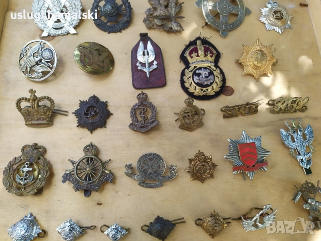Лот стари военни нагръдни знаци и кокарди, снимка 3 - Антикварни и старинни предмети - 55198745