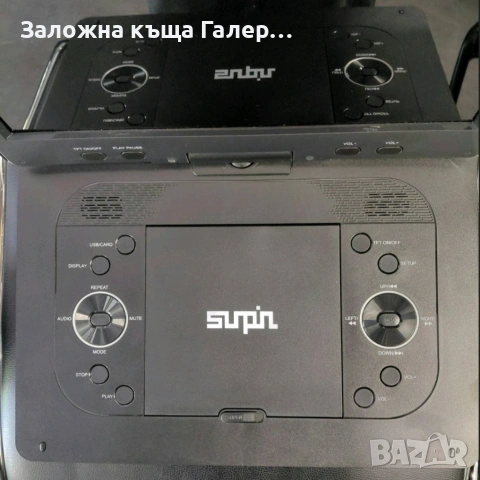 Преносим DVD плейър Sunpin PD1406 с голям въртящ се екран, снимка 3 - Плейъри, домашно кино, прожектори - 54777867