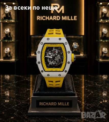 Richard Mille Мъжки Луксозен Часовник С Кварцов Механизъм Код Gentlemen Legacy7