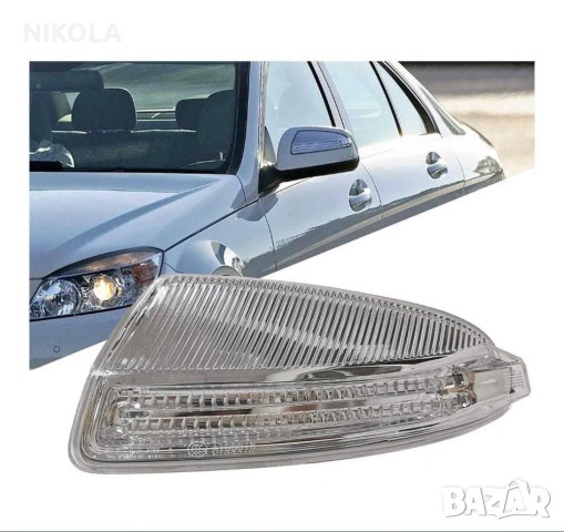 LED мигач в огледало за Mercedes C-CLASS W204 2007 -2011 / ЧИСТО НОВИ! / Лесен монтаж. , снимка 2 - Части - 54973514