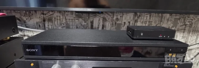 Blu-ray player Sony UBPX800B, 4K, Wi-Fi, 3D, Bluetooth, Черен