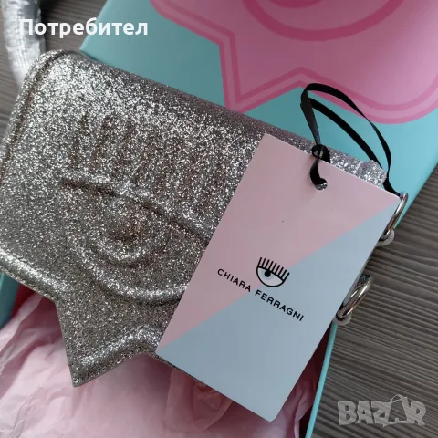 Оригинална чанта за рамо и кросбоди Chiara Ferragni Намалена цена с 48%, снимка 2 - Чанти - 55481614