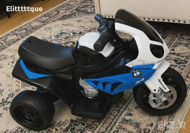 Акумулаторен детски мотор BMW S1000RR 6V – Светещи Фарове и реалистичен дизайн, снимка 2 - Други стоки за дома - 54983133