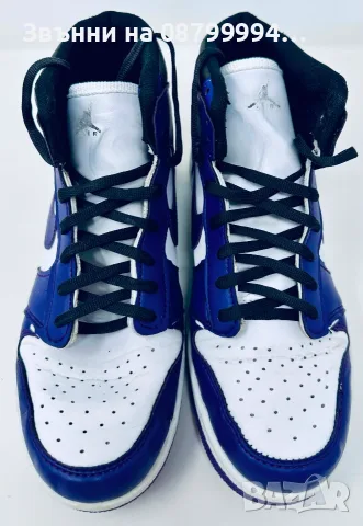 Маратонки Nike Dunk High Deep Royal Blue, снимка 4 - Маратонки - 55673159