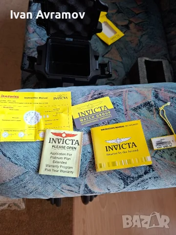 Продавам Мъжки Часовник INVICTA ., снимка 3 - Мъжки - 55643449