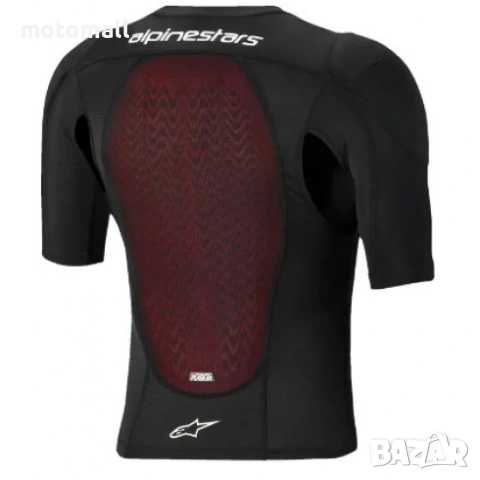 Протекторна тениска ALPINESTARS Short-Sleeve Bionic Plasma LT BLK/WHT, снимка 3 - Аксесоари и консумативи - 54485554