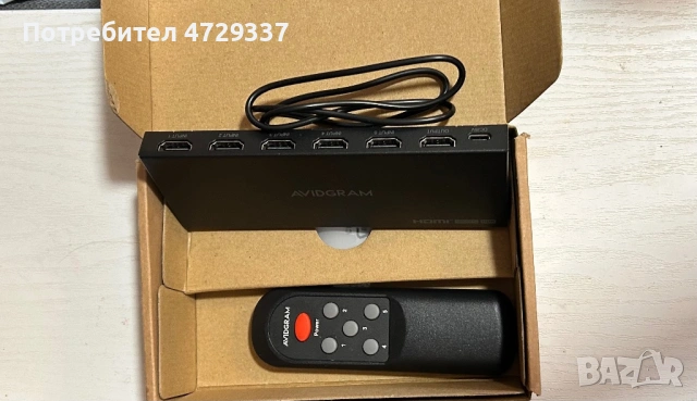 Чисто нов HDMI суич (превключвател) 4K @ 60Hz с дистанционно управление